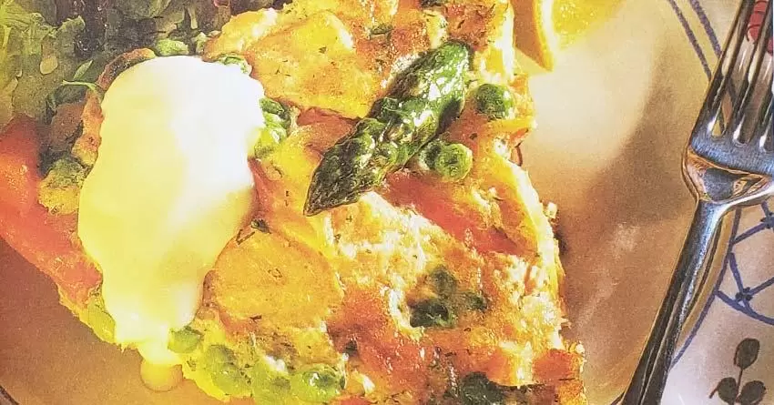 Fritatta de salmão