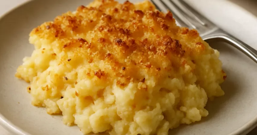 Purê crocante de hame