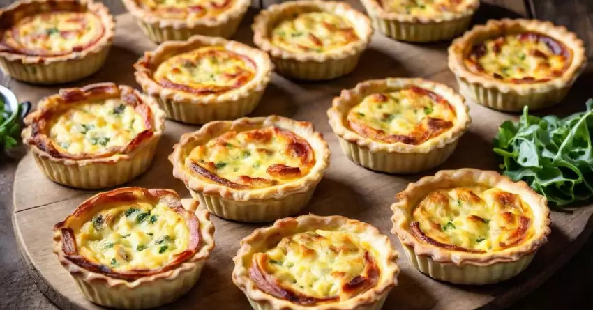 Miniquiche Lorraine: Receita Fácil e Deliciosa de Aperitivo