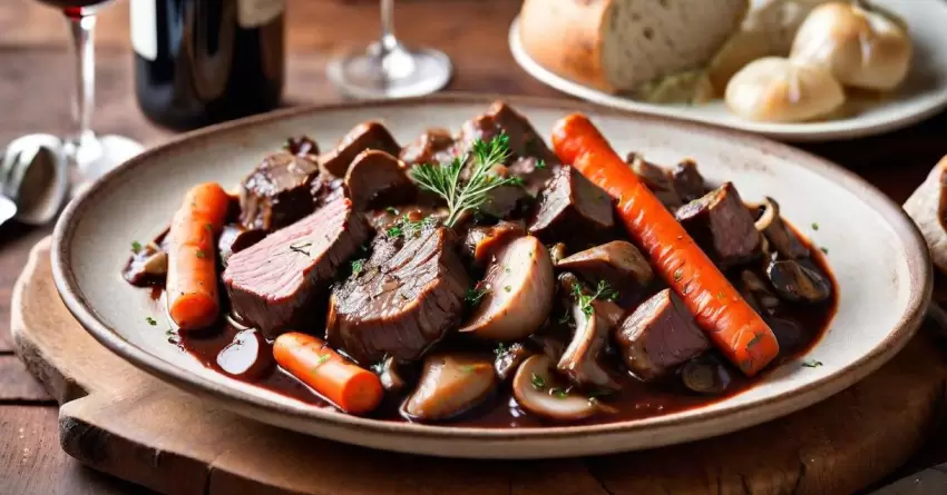 Boeuf Bourguignon: Receita Tradicional Francesa de Carne ao Vinho