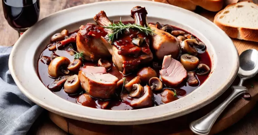 Coq au Vin: Receita Tradicional Francesa de Frango ao Vinho Tinto