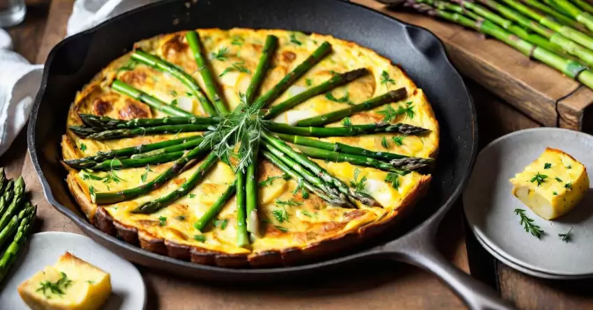 Frittata de Batata com Aspargos: Receita Saborosa e Nutritiva