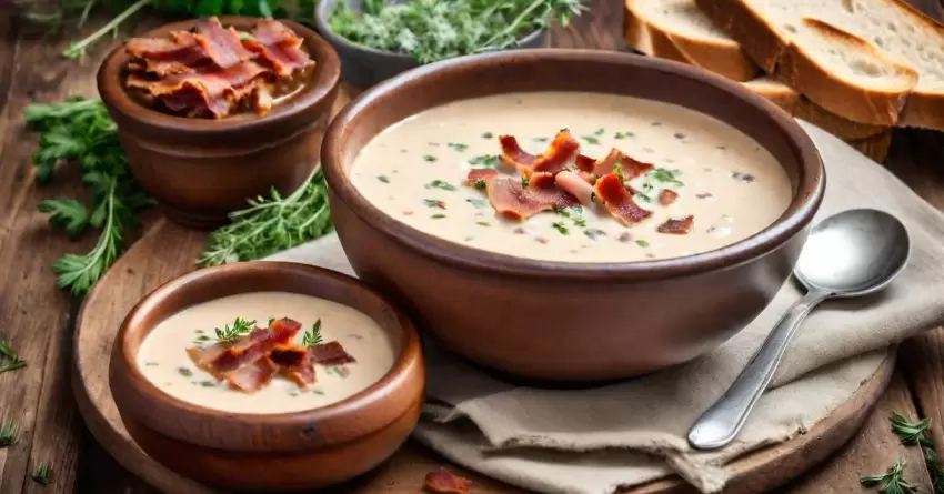 Receita de caldinho quente de feijão com bacon para dias frios