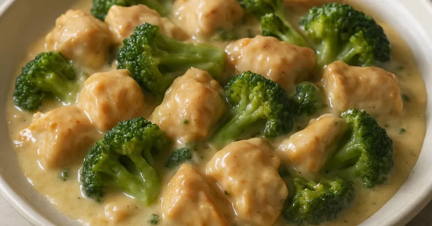 Molho de Frango e Brócolis