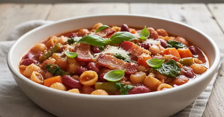 Molho Minestrone com Bacon