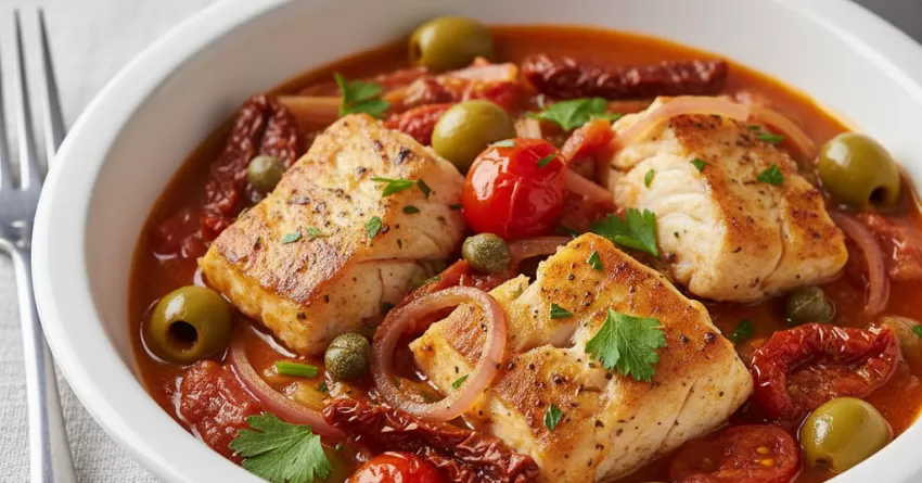 Molho Mediterrâneo de Bacalhau