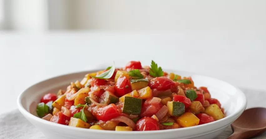 Molho Mediterrâneo de Hortaliças