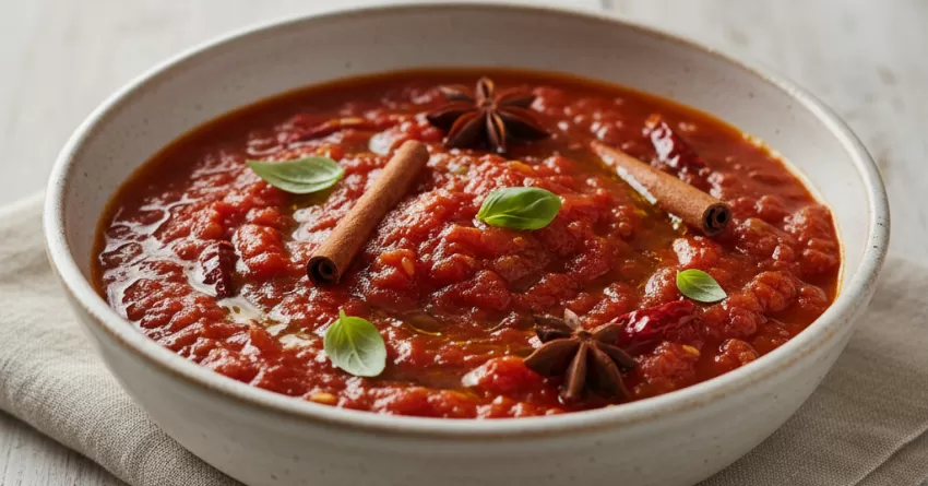 Molho de Tomate com Especiarias