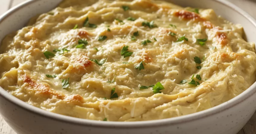 Molho de Alcachofra e Parmesão