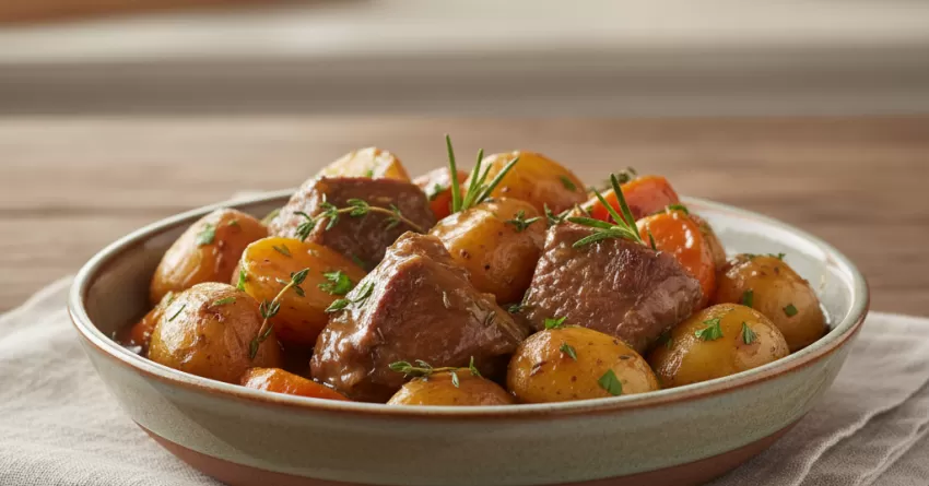 Cozido de cordeiro e batata