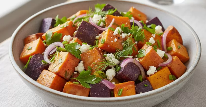 Salada de batata-doce